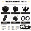 底盘件 JUERUI Excavator E320 Track Roller For CAT Undercarriage Parts