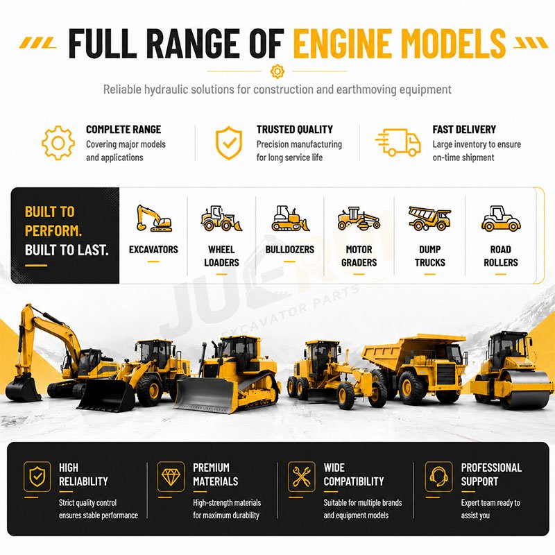 机器设备领域 JUERUI Excavator E320 Track Roller For CAT Undercarriage Parts